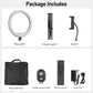 Hagibis 21 inch Ring Light with Stand Outer 55W 5600k Dimmable LED Light, Tripod Stand, and Phone Holder, Remote Controller, Carrying Bag