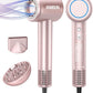Hair Dryer, High-Speed Ionic Low Noise Blow Dryer with Brushless Motor, Thermo-Control Quiet Compact Hair Blow Dryer with Magnetic Diffuser