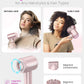Hair Dryer, High-Speed Ionic Low Noise Blow Dryer with Brushless Motor, Thermo-Control Quiet Compact Hair Blow Dryer with Magnetic Diffuser
