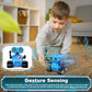 Hamourd Robot Toys for Boys Girls, Emo Robot with Walkie-Talkie Function, Gesture Sensing, Flexible Head & Arms, Programming Motion, Dance Moves