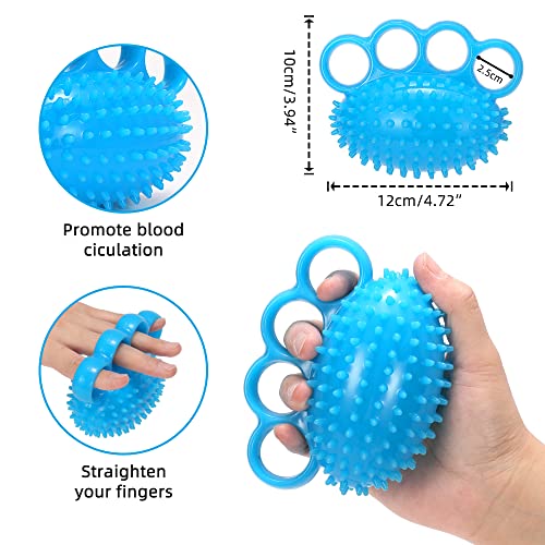 Hand Exercise Ball - Finger & Grip Strength Trainer, Hand Flexibility Squeeze Ball