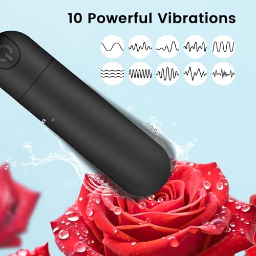 Handheld Electric Massager – Rechargeable Mini Massager, Black