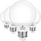 hansang G25 LED Globe Light Bulbs, 60W Equivalent, 5000K Daylight Bathroom, E26 Base, Eye-Friendly Vanity Round, Perfect for Vanity Makeup Mirror