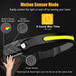 Headlamp Rechargeable 2PCS, 230° Wide Beam Head Lamp LED with Motion Sensor for Adults - Camping Accessories Gear, Waterproof Head Light Flashlight