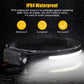 Headlamp Rechargeable 2PCS, 230° Wide Beam Head Lamp LED with Motion Sensor for Adults - Camping Accessories Gear, Waterproof Head Light Flashlight