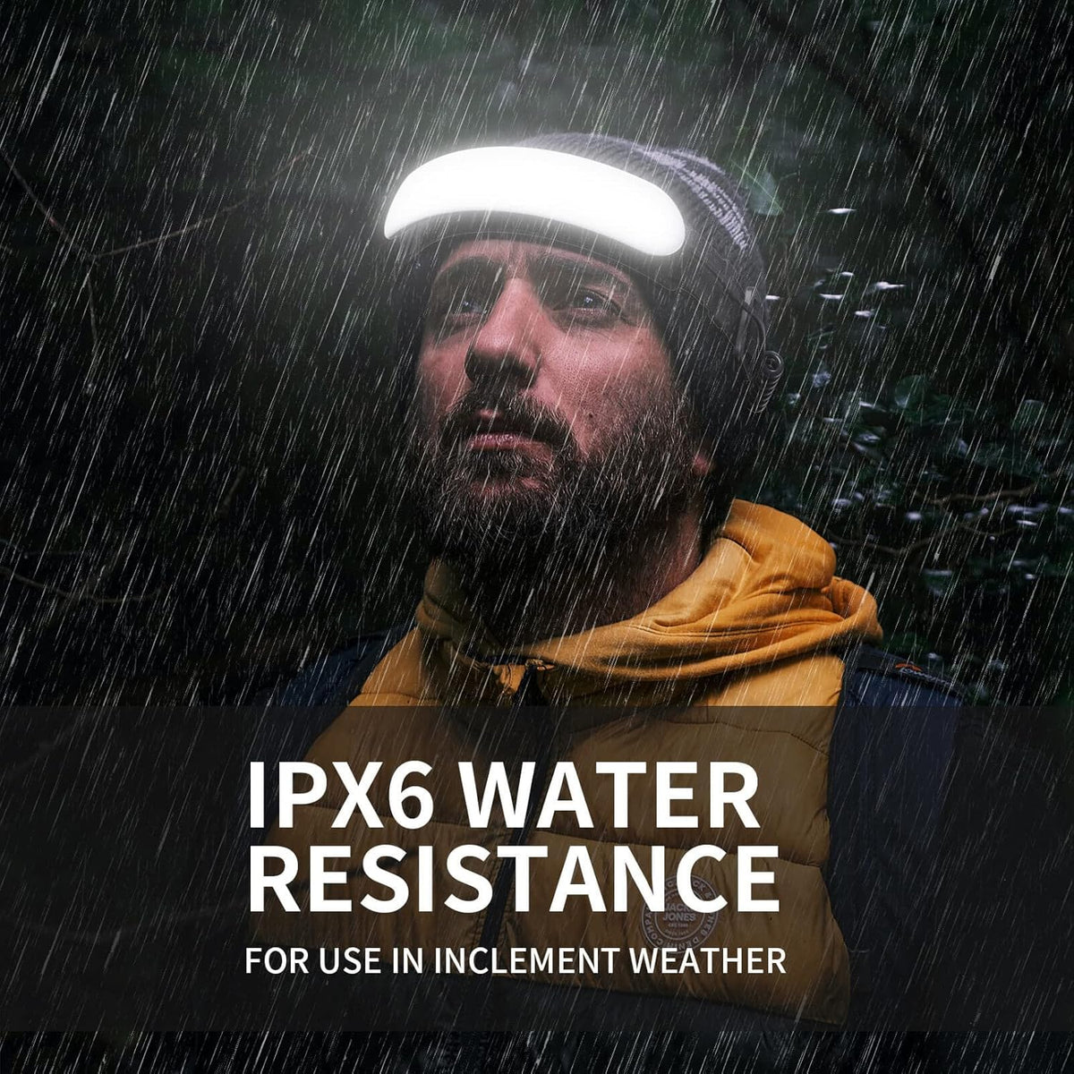 Headlamp Rechargeable PRO+, 7500mAh 1500 Lumen Super Bright 230°Beam LED Head Lamp, Head Lights for Forehead, 3 Modes