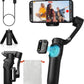 hohem iSteady X3 SE Gimbal Stabilizer for iPhone, Phone Stabilizer with Detachable Remote Control, Portable Foldable 3-Axis Phone Gimbal