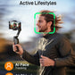 hohem iSteady X3 SE Gimbal Stabilizer for iPhone, Phone Stabilizer with Detachable Remote Control, Portable Foldable 3-Axis Phone Gimbal
