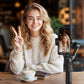 hohem iSteady X3 SE Gimbal Stabilizer for iPhone, Phone Stabilizer with Detachable Remote Control, Portable Foldable 3-Axis Phone Gimbal