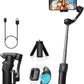hohem iSteady X3 SE Plus Gimbal Stabilizer for iPhone, 3-Axis Phone Gimbal with Detachable Remote Control, Extendable Rod, 11-Hour Battery