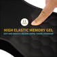 Hokafenle Ergonomic Mouse Pad with Wrist Support & Massage Design - Memory Foam Gel, Non-Slip PU Base (12×8 in, Black)