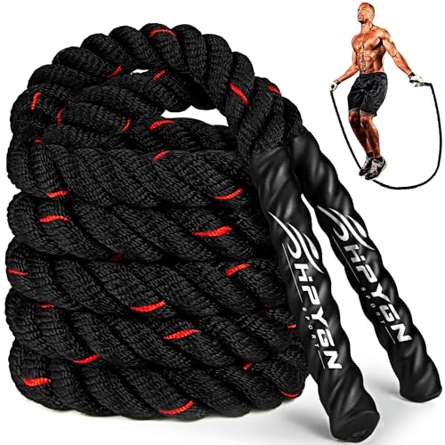 HPYGN Jump Rope, Weighted Jump Rope for Men women, 2.8lb 3.8lb 5lb Heavy Skipping Rope for Exercise, Adult Jumpropes for Home Workout