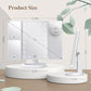HUONUL Makeup Mirror, Vanity Mirror with Lights, 2X/3X/10X Magnification, Touch Control, Trifold, Dual Power Supply, Wife, Mom, Girls