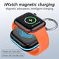 HUOTO Portable Charger for Apple Watch, Wireless Magnetic iWatch Charger 1200mAh Power Bank Travel Keychain Accessories Smart Chargers