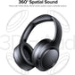 Hybrid Active Noise Cancelling Headphones Wireless, 120Hrs Playtime, 6 ENC Clear Mic, Over Ear Bluetooth Headphones