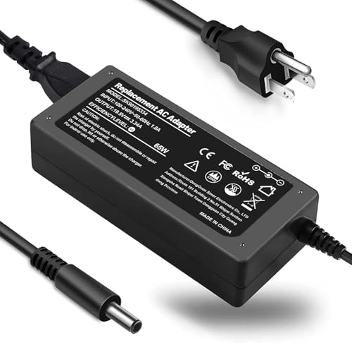 IEFUU 65W 45W Charger Compatible with Dell Laptop Inspiron 11/13/14/15/17 3000 5000 7000 Series 3583 3593 5570 Latitude E5450 XPS 13-65 45 Watt AC