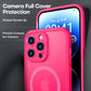 ImpactStrong Magnetic Guard Designed for iPhone 14 Pro Case, Camera Protection, Drop Tested, Compatible with MagSafe (Hot Pink)