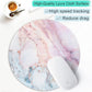 ITNRSIIET Marble Round Mouse Pad Pink Marble Customized Premium-Textured Washable Desktop Protection Mouse Mat