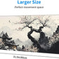 Japanese Mouse Pad, Large Japanese Desk Mat, XL Anime Gaming Keyboard Mat, Non-Slip Rubber Base, Big Extended Desk Protector for Home Office