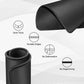 JIKIOU 3 Pack Mouse Pad with Stitched Edge, Comfortable Mouse Pads with Non-Slip Rubber Base, Washable Mousepads Bulk with Comfortable Cloth