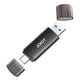 JOIOT 128GB USB C Flash Drive Dual USB 3.0 Flash Drive Type C + USB A Portable Type-C Flash Drive 2-in-1 USB-C Thumb Drive