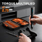 JOREST 155 in 1 Mini Electric Screwdriver Cordless, Precision Power Screwdriver Set, 5 Torque Levels (Max 0.75N.m), Magnetic Repair Tool Kit