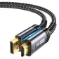 JSAUX 4K DisplayPort to HDMI Cable Adapter 10FT, DP to HDMI Male Video UHD 4K@30Hz/2K@60/1080P@120 Nylon DP to HDTV Uni-Directional Cord for Dell