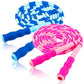 Jump Rope for Kids, Adjustable Jump Ropes for 4 5 6 7 8 10 12, Tangle Free Jumping Rope Age 8-12, Segmented Soft Beaded Skipping Rope