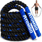 Jump Rope, Weighted Jump Rope for Fitness, Boxing Equipment Jump Ropes for Men Women, Battle Skipping Ropes for Exercise, Suitable for Boxing, Cardio