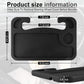 JUSTTOP Car Steering Wheel Desk for Laptop, Multipurpose Travel Car Accessories, Car Seat Stand Trays for Eating (Black)