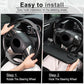 JUSTTOP Car Steering Wheel Desk for Laptop, Multipurpose Travel Car Accessories, Car Seat Stand Trays for Eating (Black)