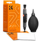 K&F CONCEPT 4-in-1 Camera Lens Cleaning Kit with Lens Cleaning Pen, Camera Air Blower, Microfiber Cleaning Cloth, Lens Cleaner Kit