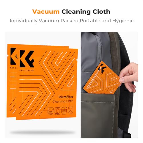 K&F CONCEPT 4-in-1 Camera Lens Cleaning Kit with Lens Cleaning Pen, Camera Air Blower, Microfiber Cleaning Cloth, Lens Cleaner Kit