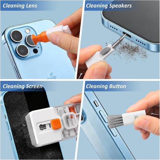 Keyboard Cleaning Kit Laptop Cleaner, 10-in-1 Computer Screen Cleaning Brush Tool, Multi-Function PC Electronic Cleaner Kit Spray for iPad iPhone Pro