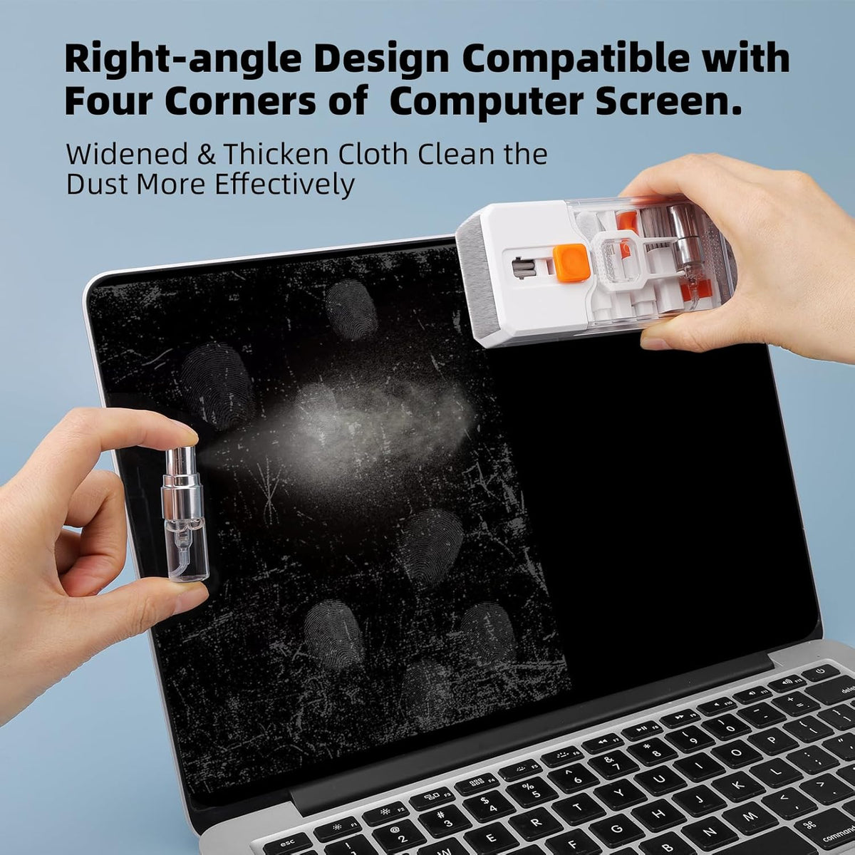Keyboard Cleaning Kit Laptop Cleaner, 10-in-1 Computer Screen Cleaning Brush Tool, Multi-Function PC Electronic Cleaner Kit Spray for iPad iPhone Pro