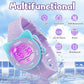 Kids Digital Analog Watches for Girls Boys, 7 Color Lights Waterproof Cute Wristwatches for Kids with Alarm Stopwatch