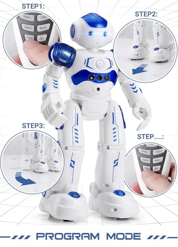 KingsDragon RC Robot Toys for Kids, Gesture & Sensing Programmable Remote Control Smart Robot