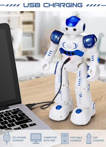 KingsDragon RC Robot Toys for Kids, Gesture & Sensing Programmable Remote Control Smart Robot