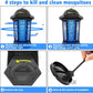 Klahaite Bug Zapper Outdoor, Electric Mosquito Zapper, Fly Zapper Indoor Fly Traps, Mosquito Repellent Outdoor Patio and Backyard Covers 1/2 Acre