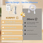 KUNPHY Ultrasonic Jewelry Cleaner, Jewelry Cleaner Machine 12oz 46KHz, Professional Sonic Cleaner with One-Touch Operation, Sonic Cleaner for Rings