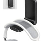 Lamicall Headphone Stand, Sticky Headset Hanger - Adhesive Headphone Holder Hook Mount, Headset Stand Holder Clip Under Desk (Black)