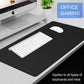 Large Gaming Mouse Pad, 31.5x15.7 inch Large Extended Computer Keyboard Mouse Mat, Water Resist Non-Slip Mousepad Rubber Base Long XXL Desk (Black)