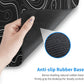 Large Gaming Mouse Pad Black Topographic Contour Mouse Pad Extended XL Long Mousepad Big Desk Mat with Stitched Edges & Nonslip Rubber Base