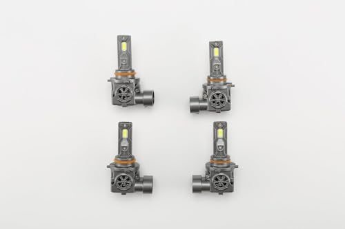 Latest 9005 9006 LED Bulbs, 100,000LM Brightness Hi/Low Beam, 85000+ Hours Long Service Life, 6500K Cool White (Pack of 2)