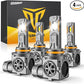 Latest 9005 9006 LED Bulbs, 100,000LM Brightness Hi/Low Beam, 85000+ Hours Long Service Life, 6500K Cool White (Pack of 2)