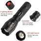 LED Emergency Handheld Flashlight, 4 Pack, Adjustable Focus, Water Resistant with 5 Modes, Tactical Torch for Hurricane, Camping, Dog Walking