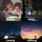LED Emergency Handheld Flashlight, 4 Pack, Adjustable Focus, Water Resistant with 5 Modes, Tactical Torch for Hurricane, Camping, Dog Walking