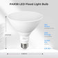 LED Flood Light Bulbs, PAR38 Outdoor Flood Light Bulb 5000K, 13W 100W Equivalent, Daylight White LED Floodlight Dimmable (2 Pack)