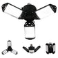 LED Garage Light, 80W 8000 Lumen Ceiling Lights with 3 Adjustable Panels, 6500K Daylight Light Bulb Fixture LED Lights for Garage, Workshop