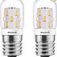 LED Microwave Light Bulbs Under Hood 40W Equivalent, E17 LED Bulb Dimmable for Range Hood, 3W 380 Lumens, LED Appliance Light Bulb Over Stove (2 Pack)